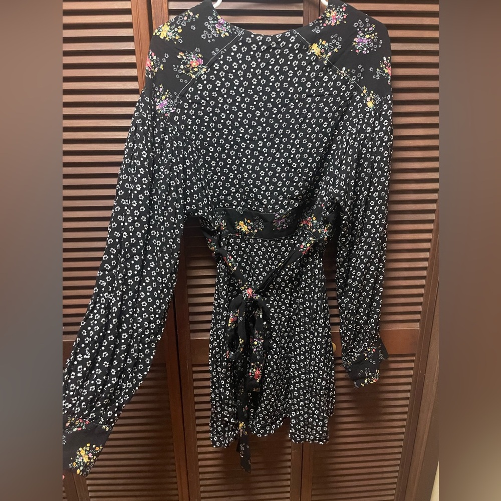 Free People Wonderland Mini Dress Size L - Picture 8 of 8